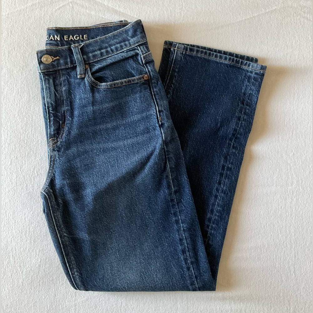 American Eagle Outfitters Blue Ankle Jeans